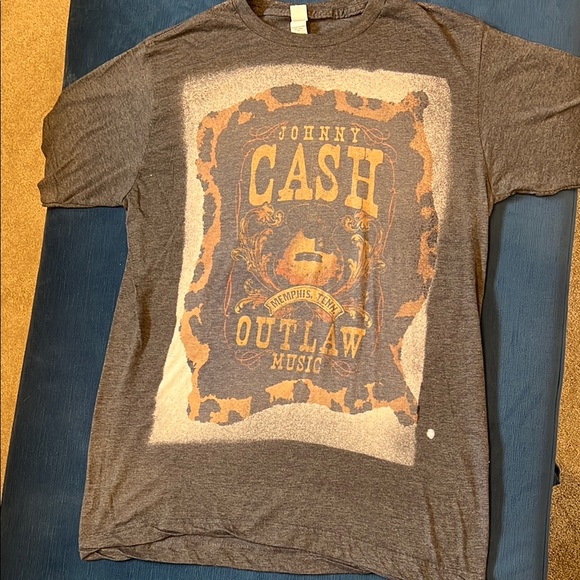 Johnny Cash TSHIRT (Large/XL) UOMO Man in Black OUTLAW MUSIC